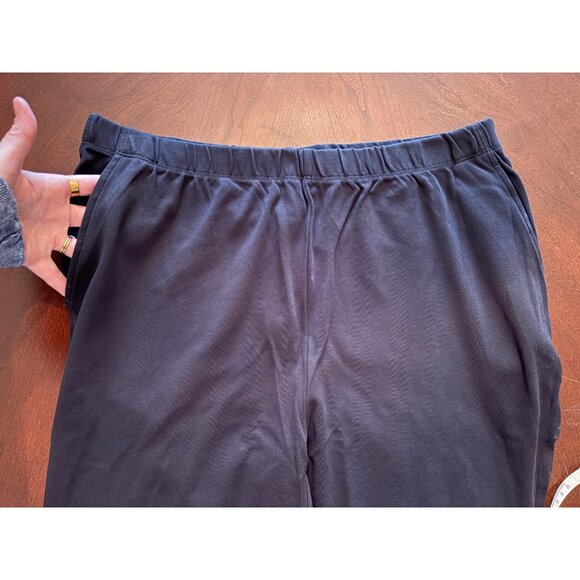 Lands End NEW Knit Sport Straight Leg Casual Pull on Pants Black Size 18/XL Tall - Picture 10 of 14